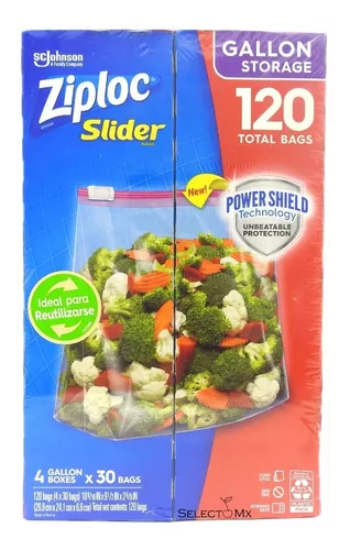 Ziploc Bolsas Para Almacenar Slider Grande 10 Pz - H-E-B México