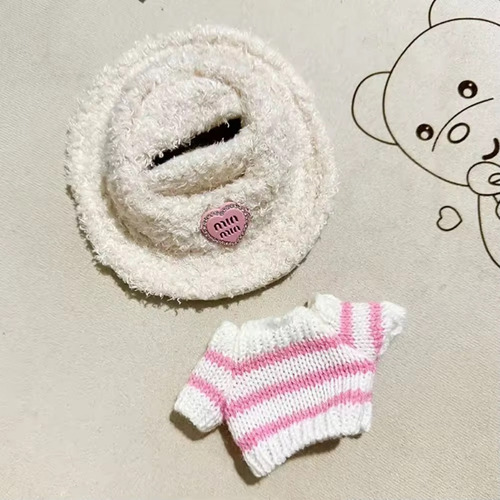Ropa Para Labubu Suéter Labubus Sombrero Labubu Conjuntos 2p