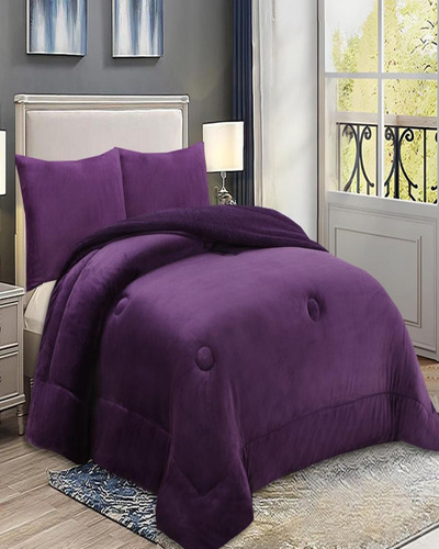 Cobertor Invierno King - Super King Violeta