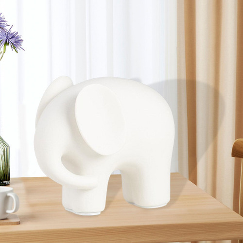 Elegante Figura De Cerámica Para El Hogar Y La 14cmx12cm