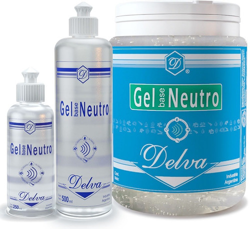 4 Un. Gel Base Neutro Delva 5 Kg Ecog, Depi. 1ra Calidad!!