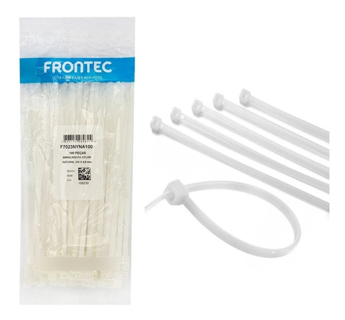 Abraçadeira Nylon 387x6.0 Com 50 Unidades - Frontec
