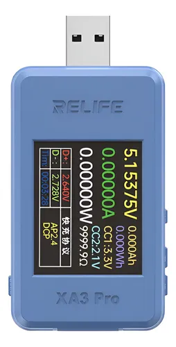 Tester Usb Relife Xa3 Pro - Precisión Y Versatilidad