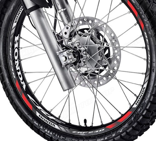 Friso + Adesivo Refletivo D10 Roda Moto Crf 230