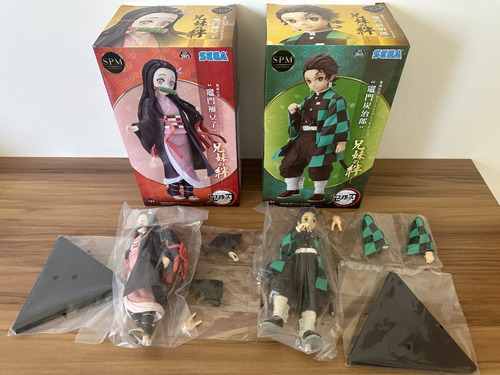 Action Figure Conjunto Demon Slayer Tanjiro E Nezuko - Sega