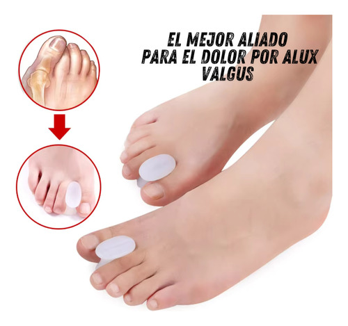 Separador De Dedos Ortopedico Super Confort De Silicona