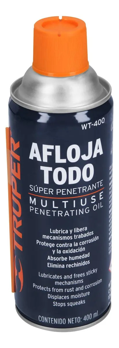 Aceite Aflojatodo En Aerosol, 400 Ml Truper 13471