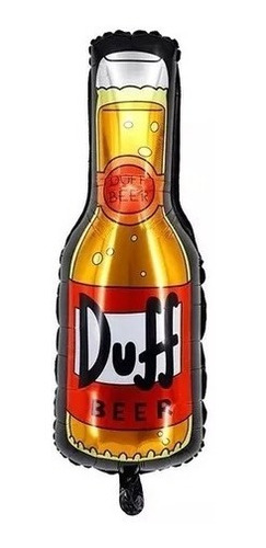 Globo Metalizado Cerveza Duff Simpson 80 Cm San Patricio