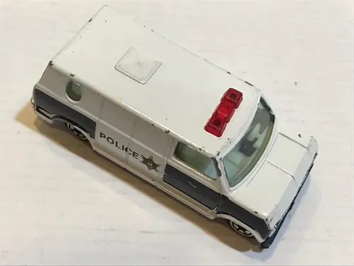 Carro Coleccion Van Ford De Policia Yatming (Usado)