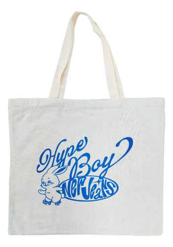 Bolsa Ecológica / Totebag / Hype Boy New Jeans Azul K-pop