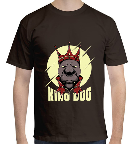 Playera Diseño King Dog - Perros - Moda