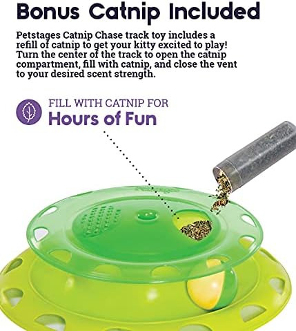 Catnip Catnip Chase Track Green Interactive Cat Toy