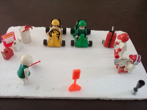 Muñecos Playmobil: Set De Karting (go Cars)