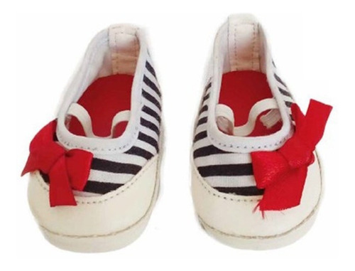 Imagen 3 de 3 de Witty Girls Balerina Rayada Calzado Muñecas 45 Cm/18 PuLG