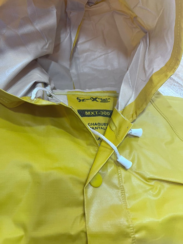 Traje De Lluvia Max Track Combat Pvc Amarillo 2xl