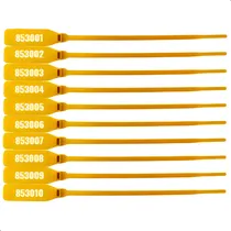 Comprar Lacre De Segurança Numerado Pu002F Caminhão 16cm 100 Und Amarelo