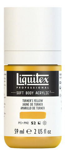 Tinta Acrílica Liquitex Soft Body 59ml S2 Turnes Yellow