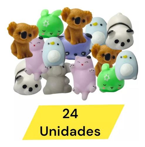 Squishy Animalitos Ideal Para Sorpresas De Cumpleaños X24