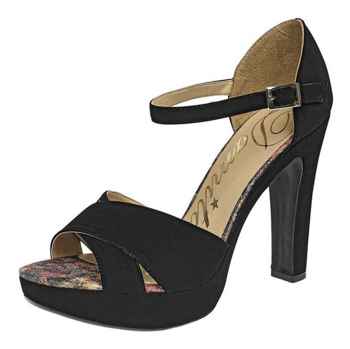 Zapatilla Damita 44007 Mujer Talla 22 Al 26 Color Negro Sc.