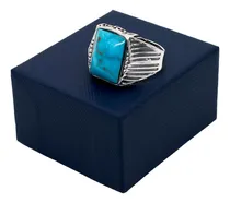 Comprar Padrísimo Anillo De Plata .925 Modelo  Turquesa Azul  Turquesa 11