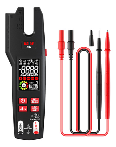 Multímetro Digital De Pinza Amperimétrica 600a Temperatura