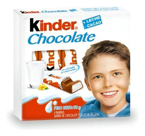 Pack X 6 Unid. Chocolate 50 Gr Kinder Chocolates