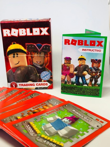 Roblox Juego De Cartas Trading Cards Con Extensiones Mercado Libre - roblox trading cards