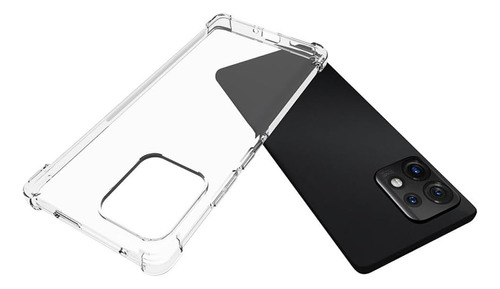 Funda Transparente Bordes Reforzados Para Moto Edge 40 Pro