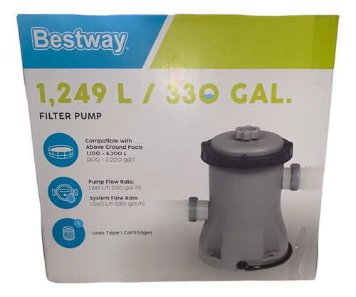 Filtro Bomba Bestway Alberca Piscina Nuevo Filtrado