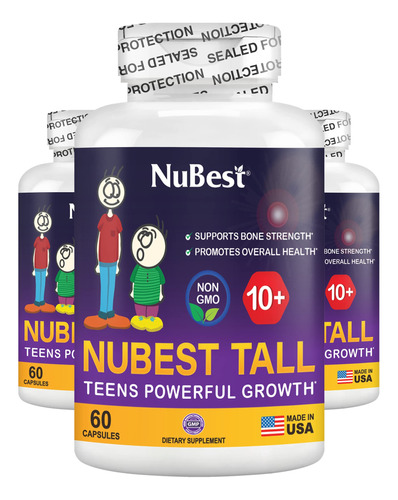 Nubest Tall 10+ - Frmula Avanzada De Fuerza Sea - Apoya La I