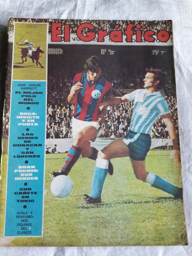 El Grafico Nº 2613 - 4 Noviembre 1969 Lamina Viberti Huracan (Usado)