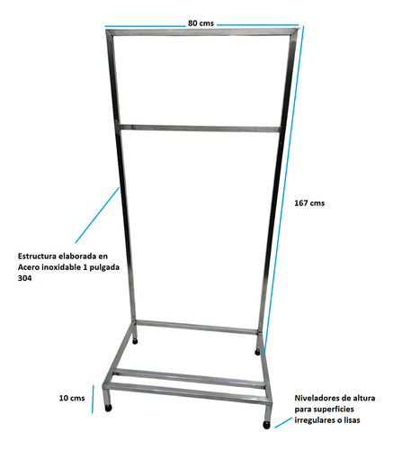 Rack De Acero Inoxidable 304 Para Equipo De Osmosis Inversa