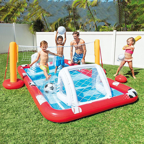 Piscina Infantil Inflable Centro De Juego Intex Deportes