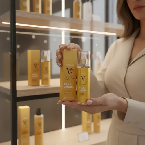 Body splash perfume Vf Golden Wepink 200 ml fragrância | MercadoLivre