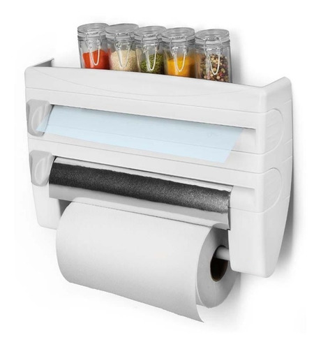 Dispensador Triple De Papel Toalla Dispensador Papel Film