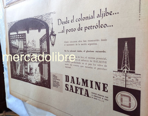 Dalmine Safta Siderca Publicidad 1960 Tubos De Acero Tenaris