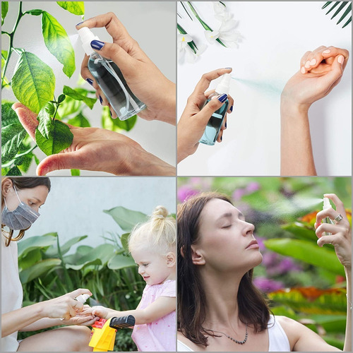 Imagen 8 de 10 de Pack 12 Atomizadores Botella Rociador Spray Aerosol 80ml