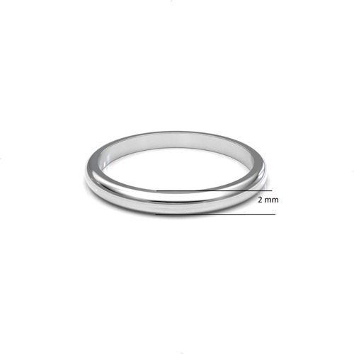 Imagen 2 de 9 de Anillo Midi Medio Dedo Argolla Lisa Plata .925 Agálea Mujer