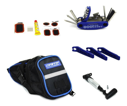 Kit Herramienta Gw Bicicleta Accesorios Mtb Ruta 7 Piezas