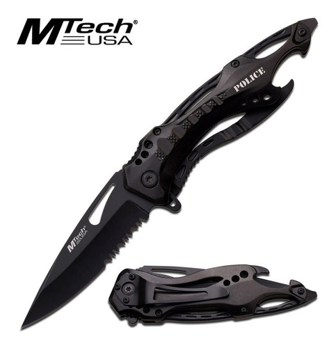 Navaja Tactica Police Mtech Mt-705bk Dogohunter