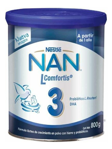 Leche Nan 3 L Comfortis 800gr