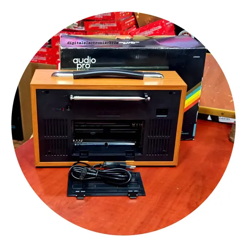Radio Retro Portátil Bluetooth Fm Usb Sd Recargable Ap02056