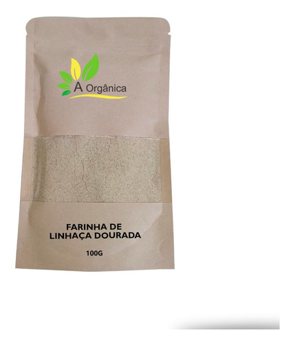 Farinha De Linhaça Dourada 100% Pura Premium 100g