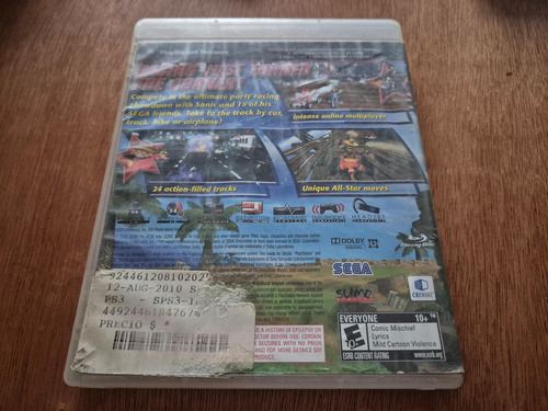 Sonic Sega All Stars Racing Ps3 (Reacondicionado)