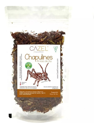 Chapulines Mojo De Ajo - Cazel - g a $1200