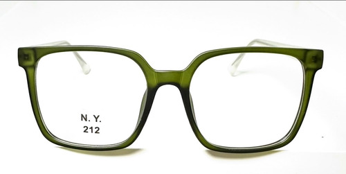 Armazones Para Receta, Lectura, Marco De Anteojos Mod. Ec102 Verde Musgo