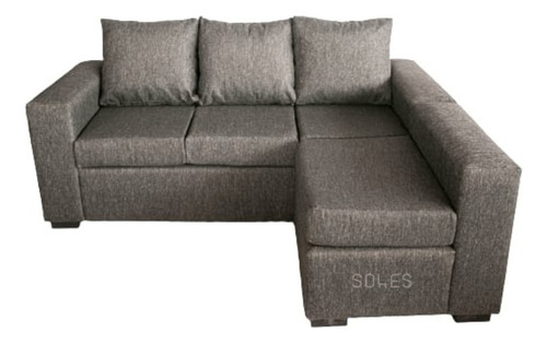 Sillón  180cm 3 Cuerpos Con Banqueta Móvil 