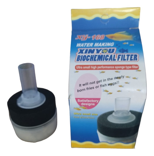 Filtro Esponja Con Material Filtrante Xy-168 Acuario Cria 
