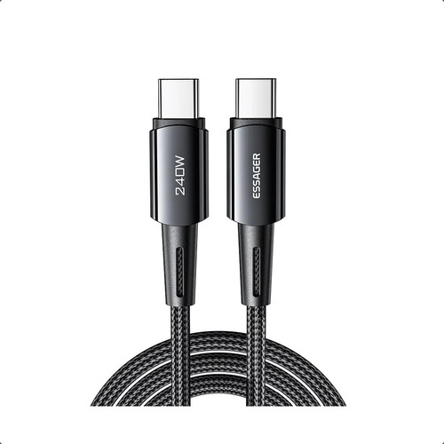 Cable Carga Ultra Rápida Usb Tipo C- C Essager 240w 5a Pd3.1