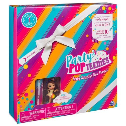 Party Pop Teenies Party Popteenie Caja Regalo Sorpresa Spinm